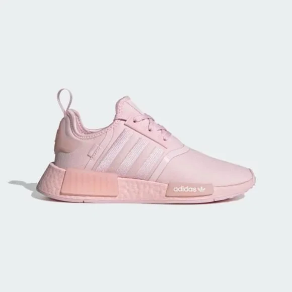 Adidas NMD R1 Low Top Mens Athletic Running Shoes Pink HQ8862 NEW Multi Sz - Picture 2 of 9